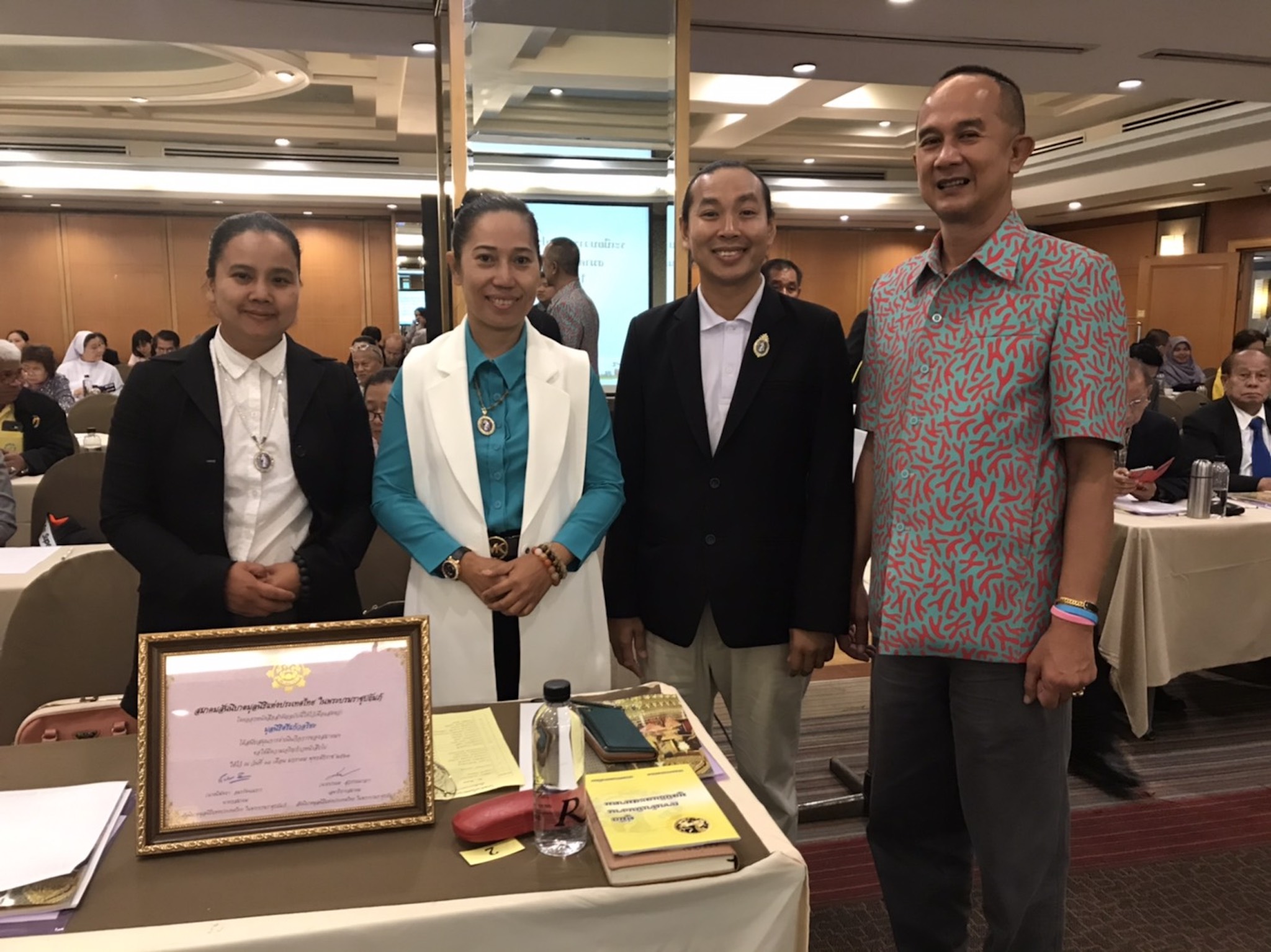 กิจกรรมการประชุมใหญ่สามัญประจำปีสมาคมสันนิบาตมูลนิธิสมาคมแห่งประเทศไทย วันที่ 18  มกราคม  2563 ณ โรงแรมรอยัลริเวอร์ เขตบางพลัด กรุงเทพฯ